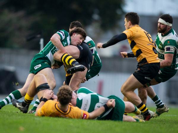 Picture by Luke Le Prevost. 03-12-22..Rugby action at Footes Lane - Guernsey Raiders v Canterbury. (31533037)