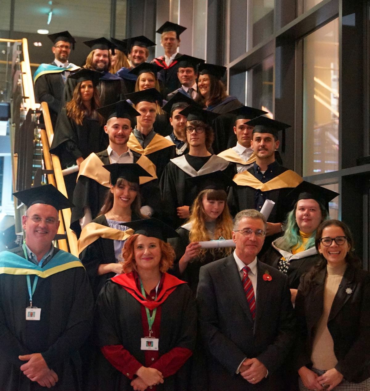 Bailiff Presents College Of Fe Graduates With Certificates 