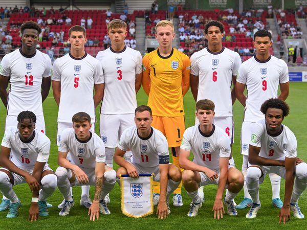 Alex Scott started for England U19 in the final against Israel. (Picture from England Football)