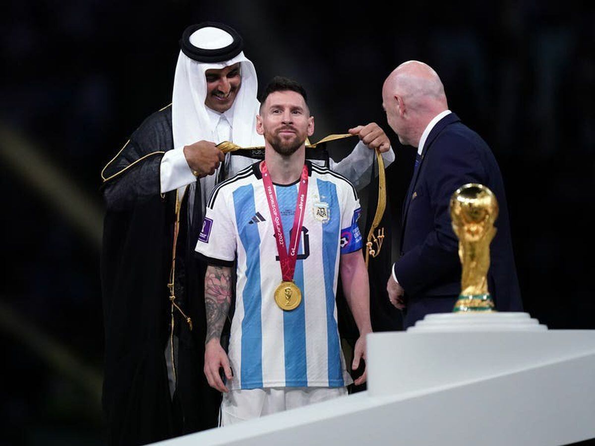 Messi given traditional robe to lift World Cup as ‘mark of honour’ from ...