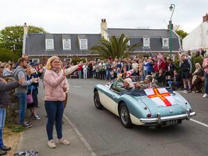 Pic by Adrian Miller 09-05-21 Liberation Day celebrations 76 years .. (30419420)