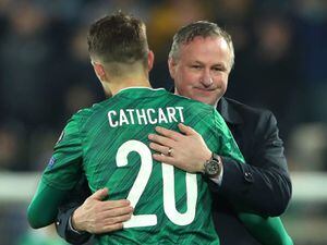 Craig Cathcart to lead depleted Northern Ireland as Michael O’Neill waits on duo