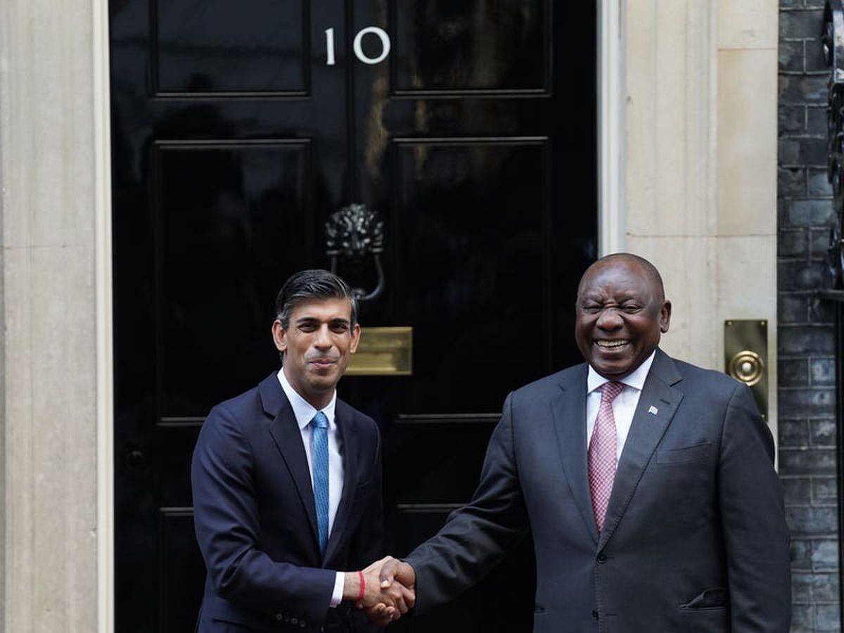 Sunak hosts Ramaphosa at No 10 to deepen UK-South Africa ties