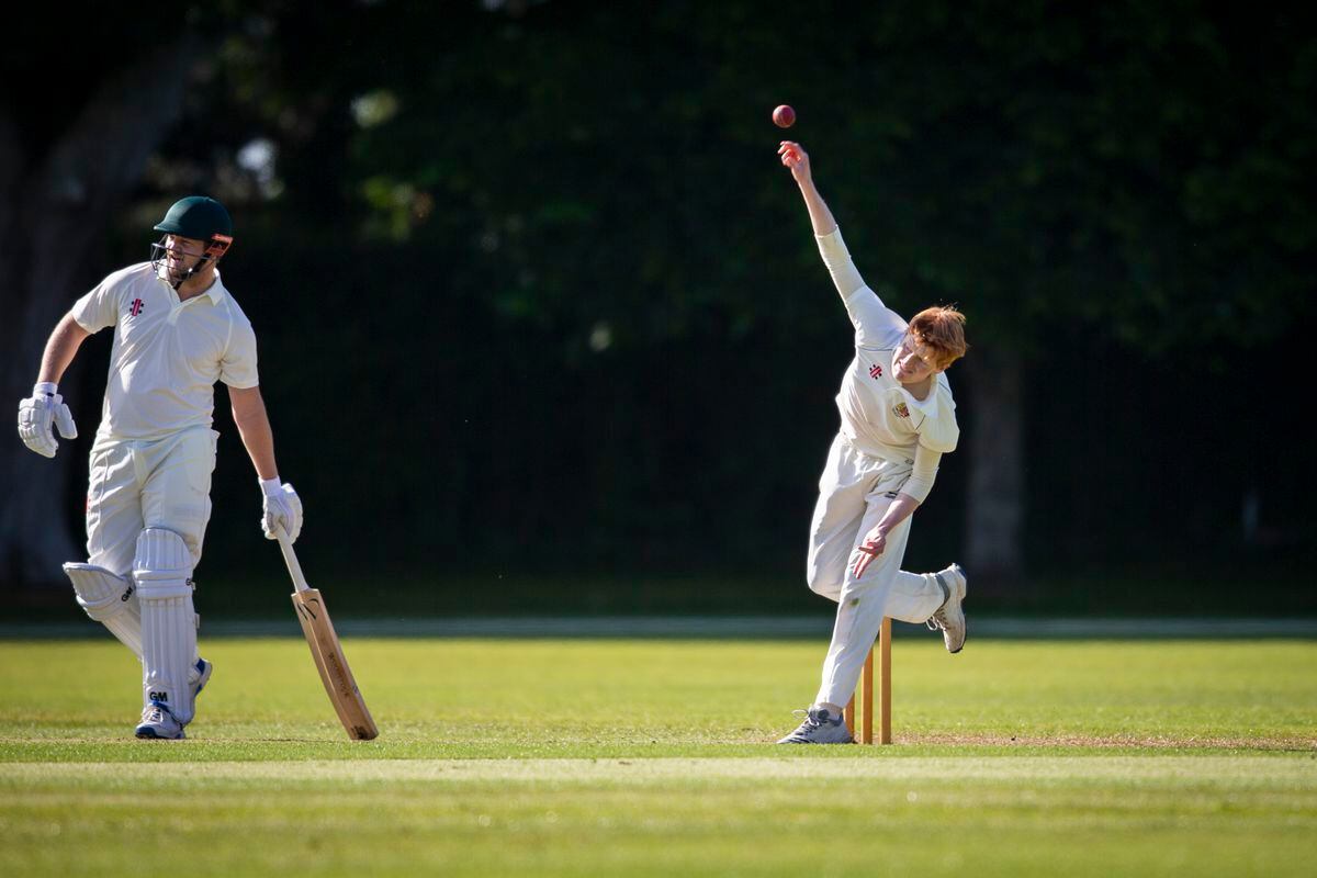 Guernsey U19 captain Ollie Clapham, pictured bowling for the Elizabeth College First XI against the MCC this summer, will have an important role to play with both bat and ball. (Picture by Luke Le Prevost, 30873019)