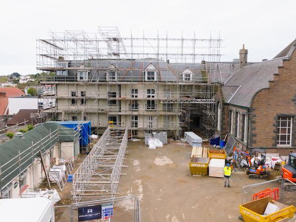Building works continue at the new Queen's Road Medical Practice in the Grange. (32119054)