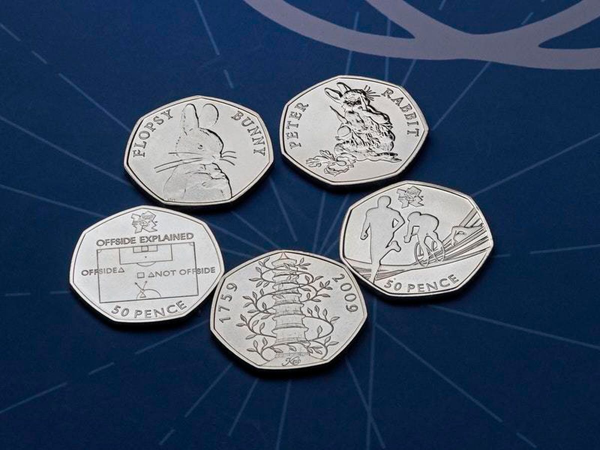 Rarest 50p Designs Revealed As Royal Mint Celebrates Coin’s 50th ...