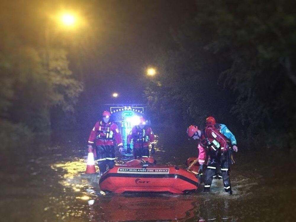 Man in his 80s dies after his car is submerged in flash flooding ...