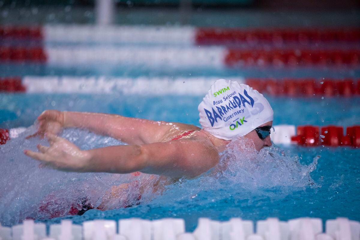 Orla Rabey took the long-held Gail Strobridge butterfly mark. (Picture by Peter Frankland, 30246618)