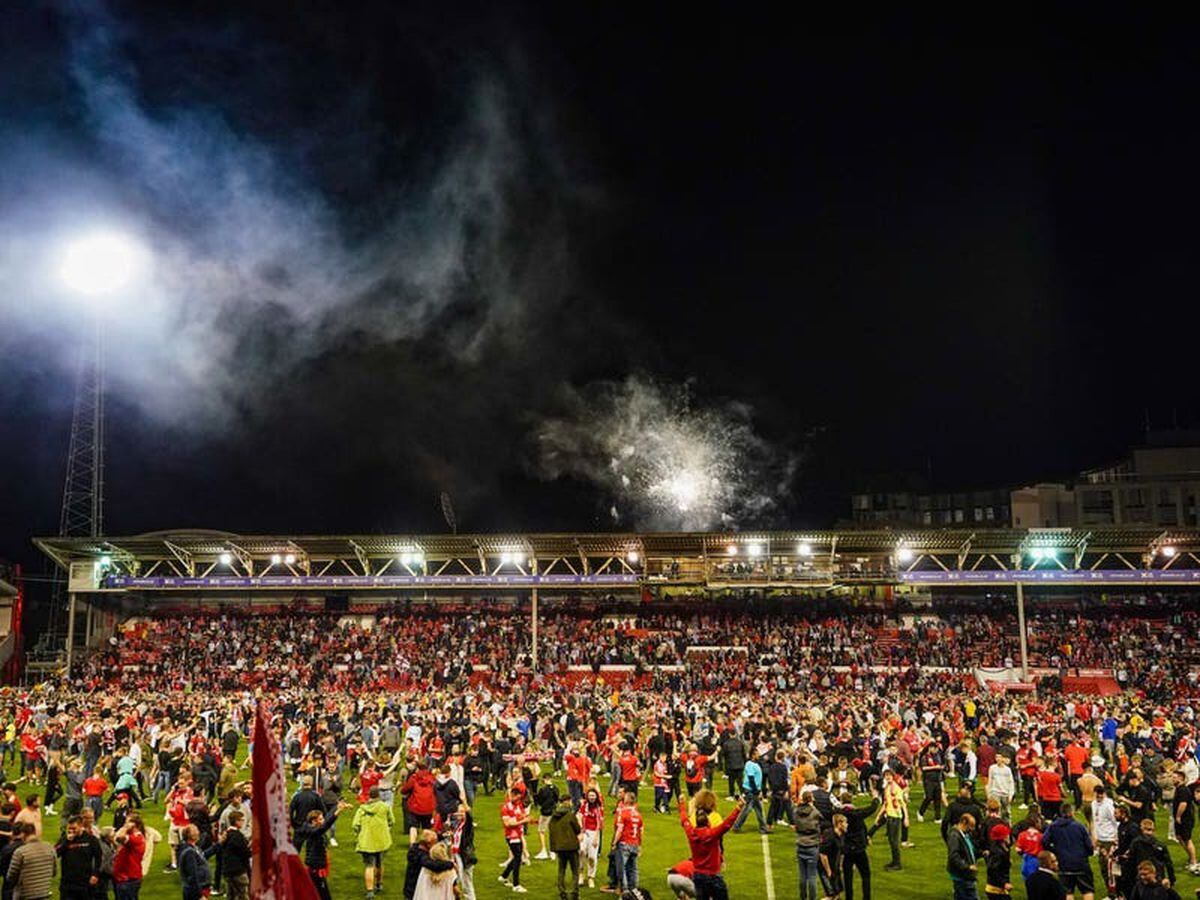 Nottingham Forest charged by FA over fans’ play-off semi-final pitch invasion