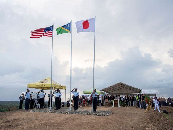 Japanese sailor attacked at Solomon Islands memorial service