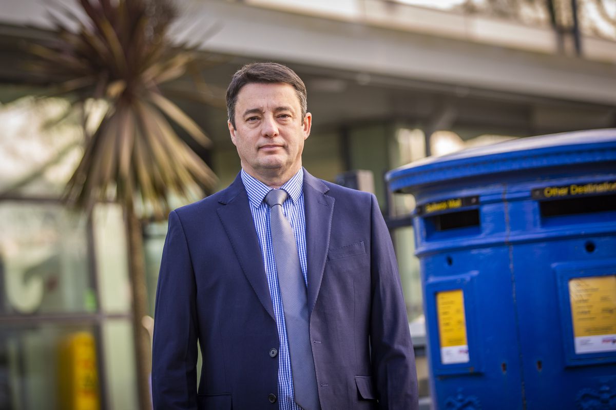 Guernsey Post chief executive Boley Smillie who has announced that it is to lay off 30 staff from across the business.  (Picture by Sophie Rabey, 31712141)