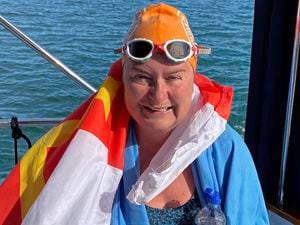 After swimming 41 miles around Jersey, the first Guernsey woman to do so, Justine Riley has the iconic Channel swim in her sights later in the year. (28537859)