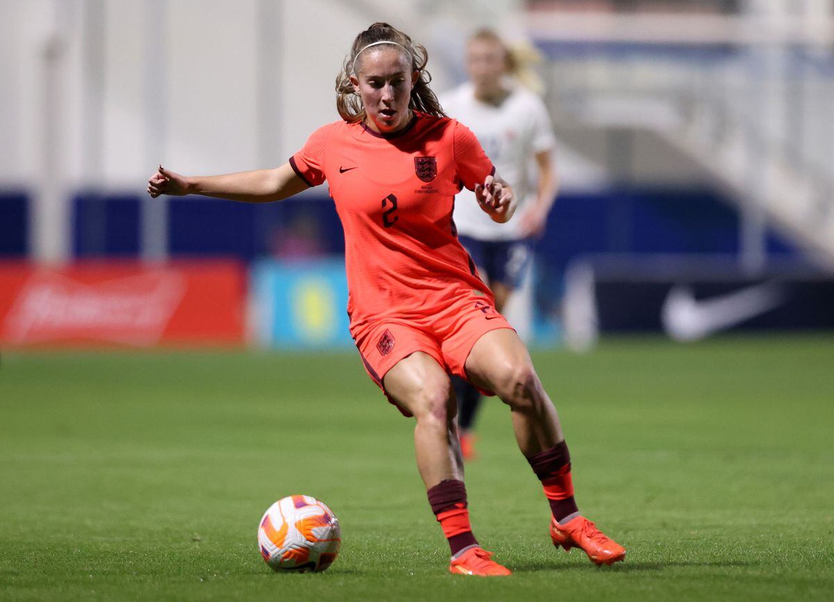 Maya Le Tissier has made an impressive start to her international career but was the surprise omission from the England World Cup squad announced yesterday. (Picture by Naomi Baker – The FA/The FA via Getty Images)