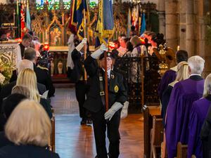 Picture by Sophie Rabey.  17/09/22.   Thanksgiving Service at Town Church following the Death of Her Majesty Queen Elizabeth II. (31278310)