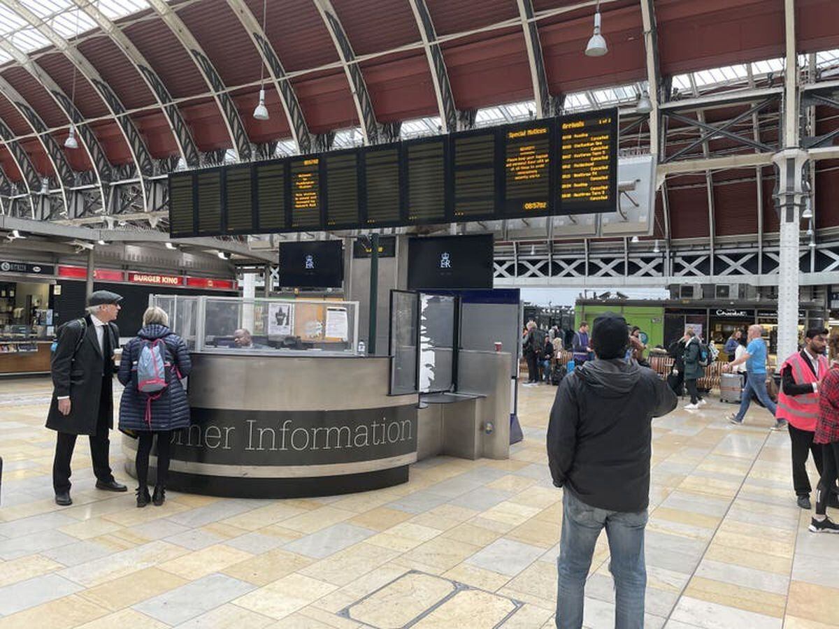 Rail services at Paddington station hit by severe disruption