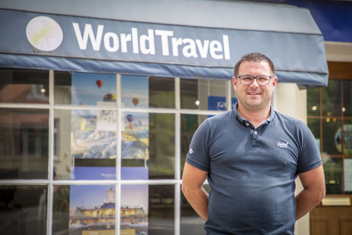 World Travel's Jamie Blondel. (Picture by Sophie Rabey, 29538835)
