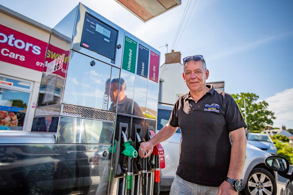 Andre Whiteway, owner of Whiteway Motors, which is one of the cheapest garages for fuel, has been affected by the recent price increase. (Picture by Luke Le Prevost, 30949316)