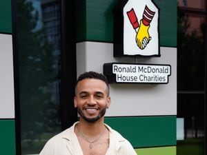 Aston Merrygold unveils charity playground made from recycled McDonald’s toys