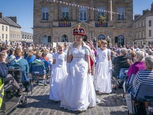 Children celebrate Platinum Jubilee with re-enactment of Queen’s coronation