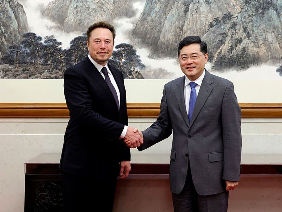 Tesla chief executive Elon Musk meets Chinese foreign minister in Beijing