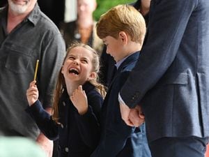 George and Charlotte impress at Jubilee concert rehearsals in Cardiff