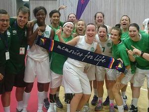 The Guernsey women's basketball squad won bronze in Gotland. (30939143)
