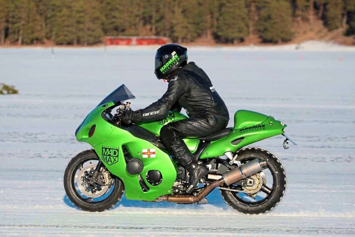 Sweden’s Ice Speed Week was the ‘craziest, maddest race event ever’, according to motorcyle speed ace Zef Eisenberg, who intends to return to achieve his goal of reaching 300kph on the frozen surface.