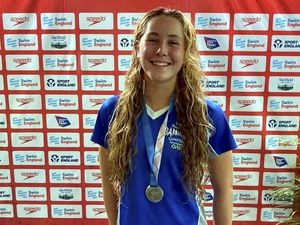 Beau Sejour Barracuda Oriana Wheeler has returned from the English National Championships with an amazing silver medal in the 17 and over age group for her performance in the 400m Individual Medley.
Picture supplied by Beau Sejour Barracudas, 10-08-22 (31135889)