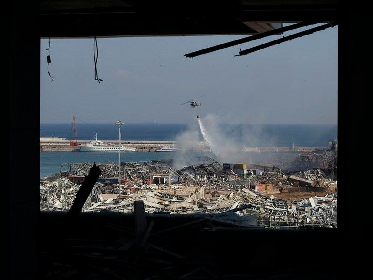 In Pictures: Lebanon s capital left strewn with damage after sea port