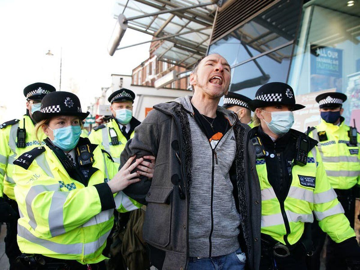 Multiple arrests at anti-lockdown protest in London | Guernsey Press