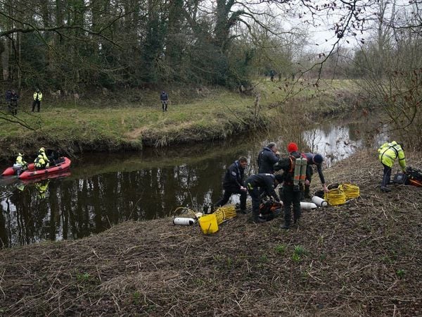 Partner of Nicola Bulley visits spot where police believe she fell into river