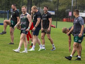 Picture by Luke Le Prevost. 31-08-23..Guernsey rugby clubs training at Footes Lane. Raiders. (32483687)