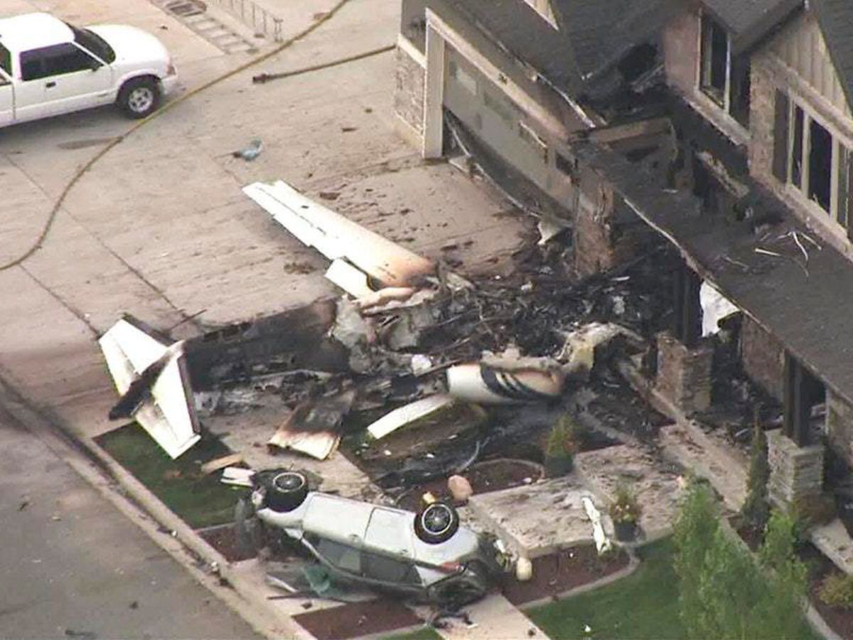 Man Flies Plane Into His House