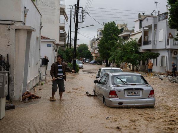 Storm Elias hits Greek city, filling homes with mud and knocking out power