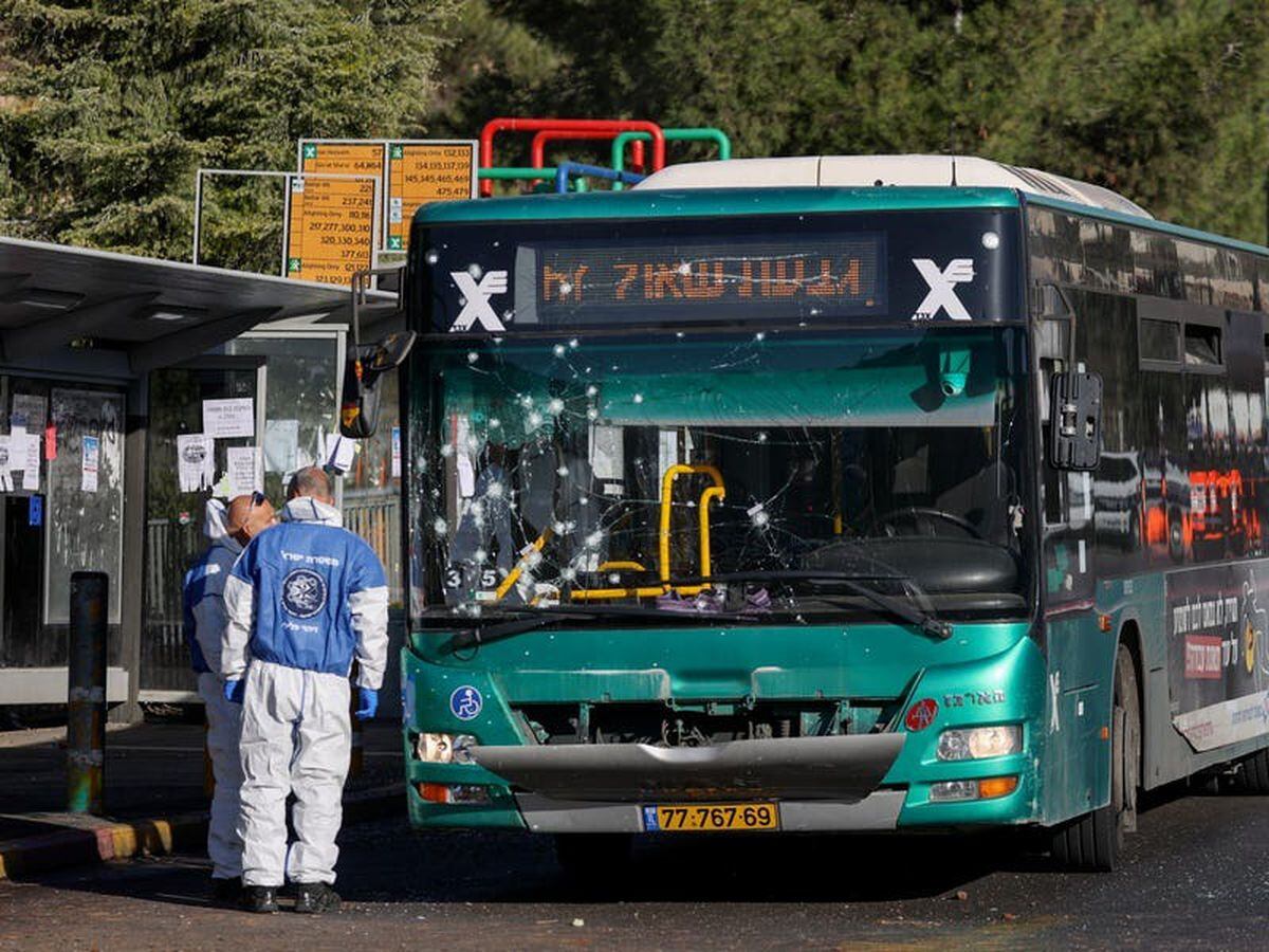 Teenager killed after twin blasts strike near bus stops in Jerusalem
