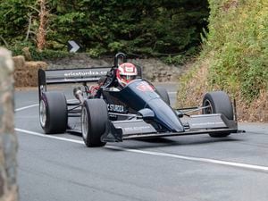 Pic supplied by Andrew Le Poidevin: 25-09-2021..Guernsey Kart & Motor Club Imperial Hill Climb...Nick Saunders took FTD and lowered his own record.. (30024003)