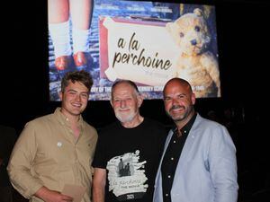 Director Elliott Cockett was delighted to present his first feature, alongside composer and lyricist Martin Cordall and producer Tim Langlois. (30952718)