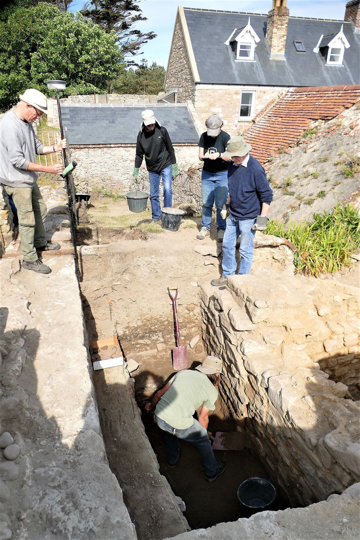 Further digging at the Nunnery would involved longer and deeper trenches.