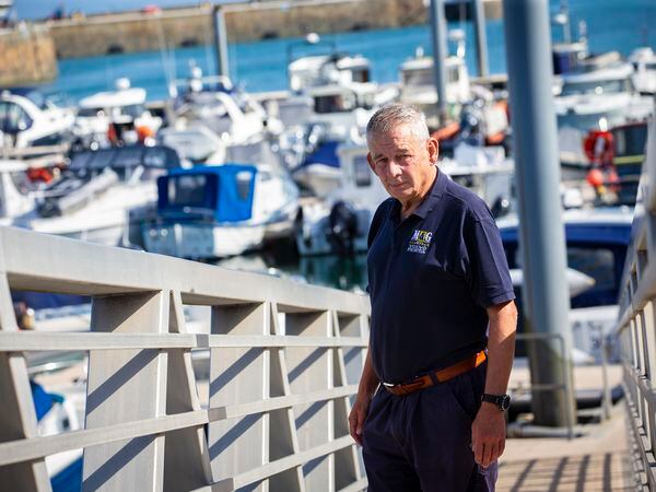 Picture by Peter Frankland. 25-09-23 David Norman of Guernsey Marine Traders Association has been speaking to the Guernsey Press about the planned rise in mooring fees.. (32561215)