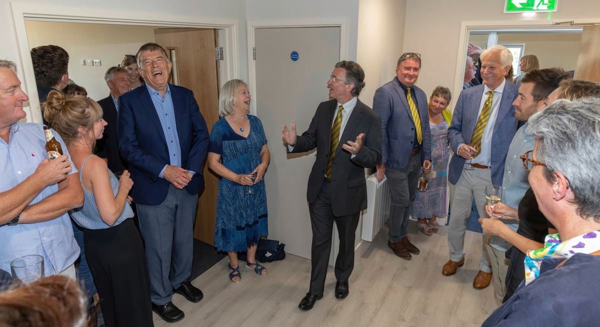 The official opening of The Perkins Suite at KGV Playing Fields. (Picture by Chris George, 28458847)
