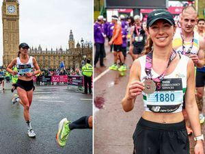 Chapple missed out on the Guernsey marathon record by just 34 seconds on her debut over the distance. (Pictures from Sportograf)