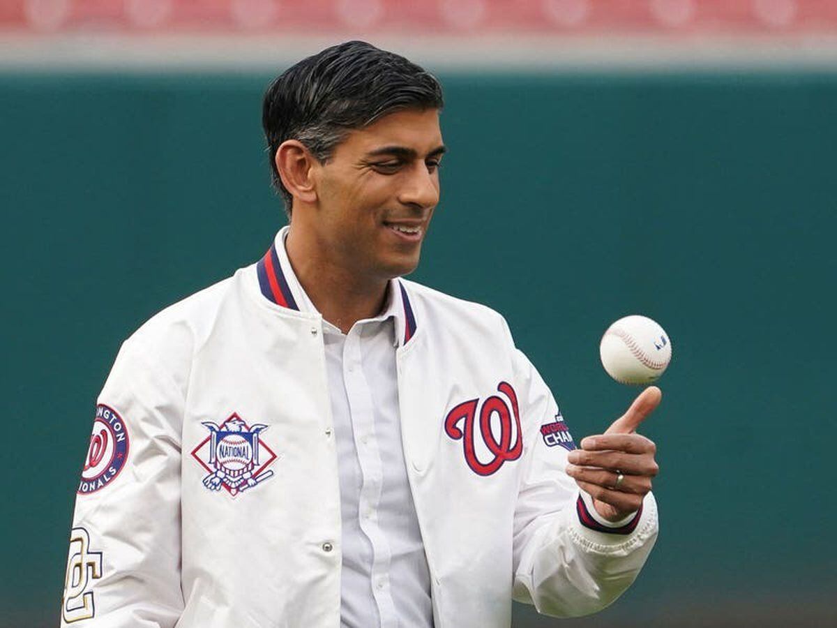 Rishi Sunak guest of honour at Major League Baseball game in Washington DC  