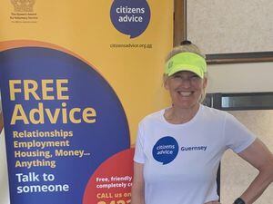 Annie Ashmead, interim CEO of Citizens Advice Guernsey, will be walking 45km to celebrate the 45th anniversary of the Guernsey-based charity.  (32486130)