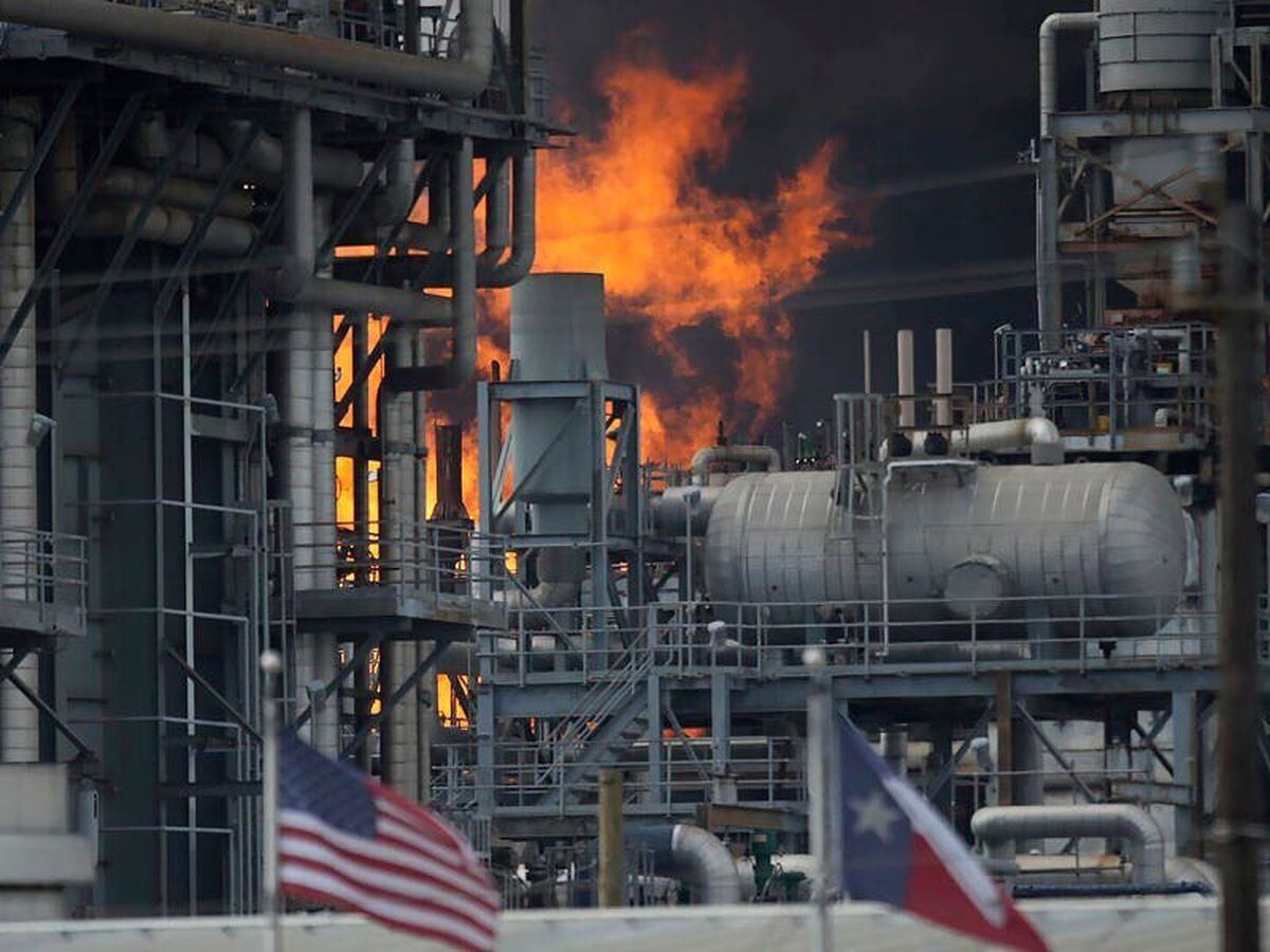 Shell chemical plant in Texas catches fire