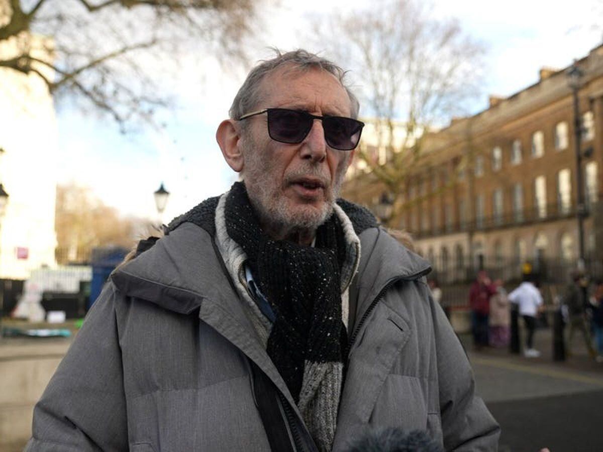 Michael Rosen echoes Gary Lineker comment during speech outside Downing Street