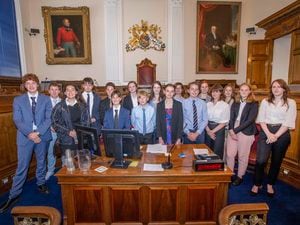 The Youth Parliment which met in the States chamber. (Picture by Sophie Rabey, 29699028)