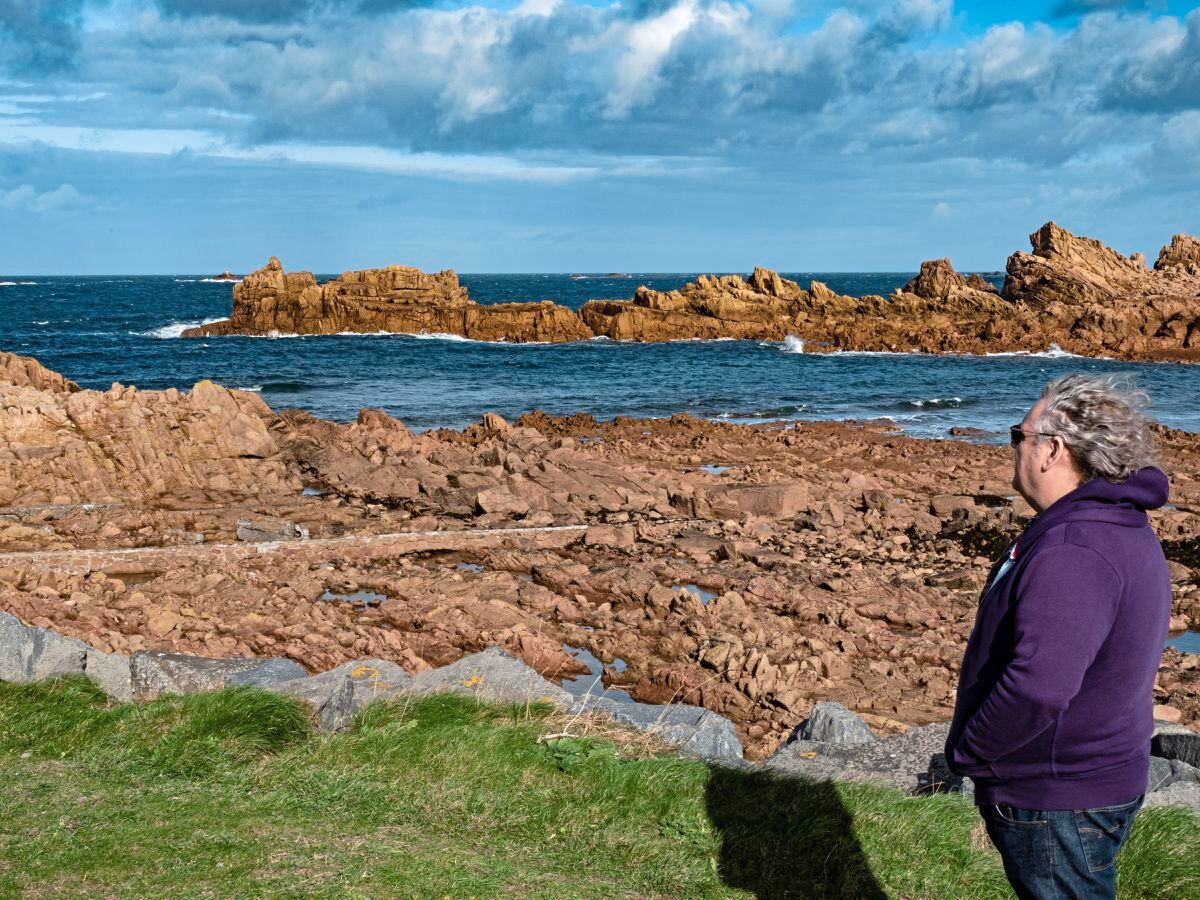 Paul at Grandes Rocques. (Picture by Richard Leighton-Hammond)