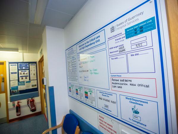 Picture By Peter Frankland. 02-11-22 Show around the ICU unit at the Princess Elizabeth Hospital. PEH Critical Care Unit tour..Generic images at PEH.. (31774889)