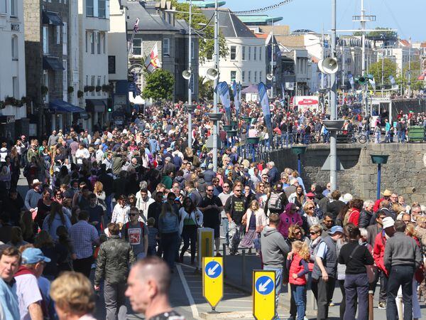 Flashback to Liberation Day 2017 and a packed seafront. (31534408)