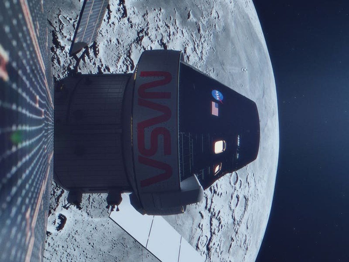 Nasa’s Orion capsule set for splashdown on Earth after moon mission